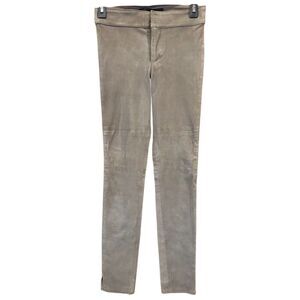 Graham & Spencer Grey Lamb Leather Legging NWT Size 2